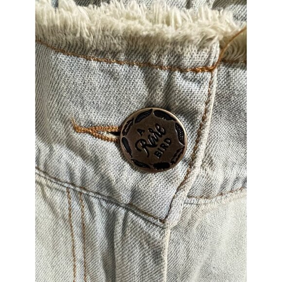 A Rare Bird Handmade Distressed Cotton Patchwork Pants With Unique Embroidered D - Picture 7 of 16